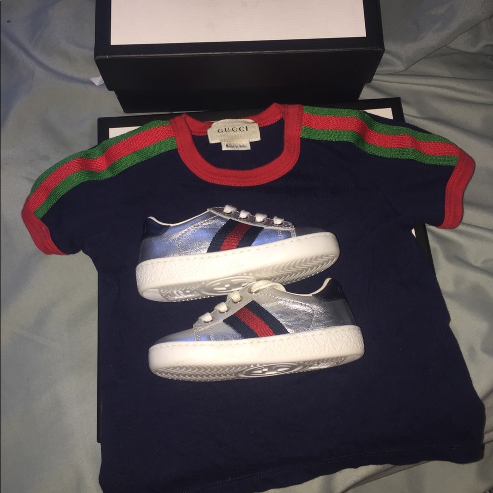 Gucci shirt & Gucci shoe